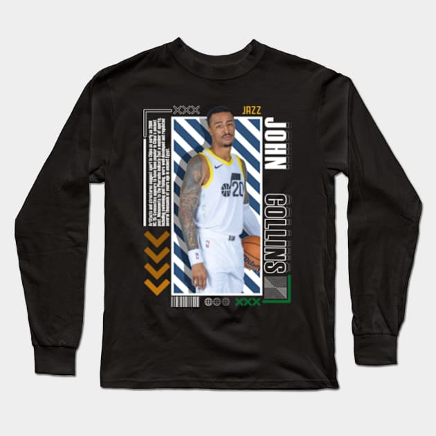 John Collins Paper Poster Version 10 Long Sleeve T-Shirt by art.Hamdan